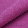 Nonwoven synthetic microfiber suede leather for shoes